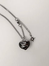 dark heart necklace