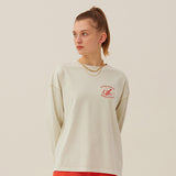 スポーツピグメントロングTシャツ／KIRSH SPORTS PIGMENT LONG SLEEVE T-SHIRT [IVORY]