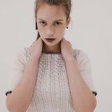 ニットグラデーションプリントトップ/KNIT GRADATION PRINT TOP