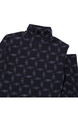 FLIP Pattern Turtleneck_Black (6684834201718)
