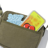 ポケットビンテージウォッシングミニクロスバッグ／POCKET VINTAGE WASHING MINI CROSS BAG [KHAKI]