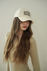 NOSTALGIA baseball cap_ivory