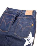 プリントローデニムパンツ/printed raw denim