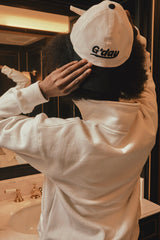 グッドデイコーデュロイボールキャップ/G'day coduroy ballcap(white/black)