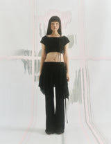 Raglan Crop Top (BLACK)