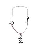 ローガンレザーネックレス / [MADE] Logan leather necklace