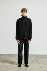 3 pocket loose fit knit black (6615483547766)