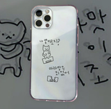 メシーマーラータンイノセントキャットフォーンケース / Messy malatang innocent cat phone case