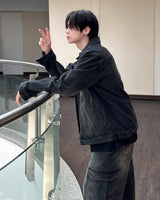 Thurs denim tracker jacket