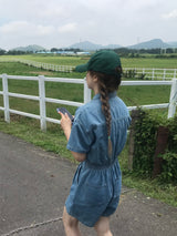 Marina denim jumpsuit 