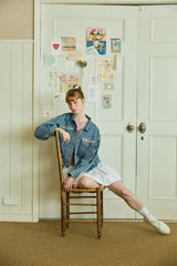 ROSETTE DENIM JACKET