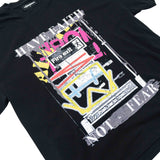グラフィティ&ファイヤーイグジットオーバーサイズTシャツ / GRAFFITI & FIRE EXIT OVERSIZED TEE