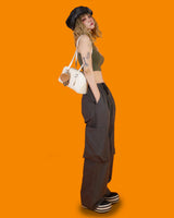 フートロングショルダーバッグ / hoot long shoulder bag (3color)
