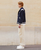 バーシティスタジャン/RCH varsity stadium Jacket navy