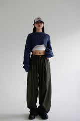 ボレロクロップニット/Dia Bolero Crop Knit (4color)