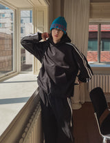 ダブルラインストッパーフード (3color)