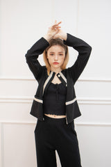 ラウンドネックカーディガン/round neck cardigan