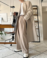ルーカスウールツータックワイドパンツ 2 color (6643539968118)