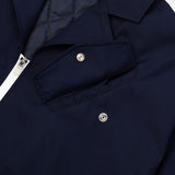 [UNISEX] サテントリムパッデッドレーシングジャケット