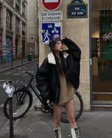 (UNISEX)フェルトクロップオーバームトン