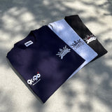 9090 × NERDUNIT King Logo Rhinestone Tee