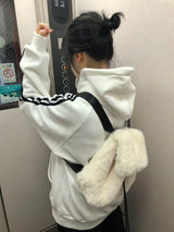Furry mini back pack