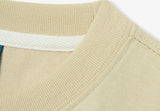 シグネイチャーバックレタリングフレンチショートスリーブTシャツT65/Signature Back Lettering French Short Sleeve T65 Beige