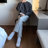 LMN ラインオーバーサイズスウェットシャツ / LMN line oversized fit sweatshirt (4 colors)