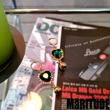 エメレードハートピアス / EMERAID HEART EARRINGS