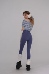 DOUBLELAP LEGGINGS- indi blue (6627531653238)