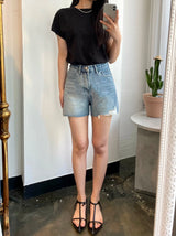 デストロイデニムショートパンツ