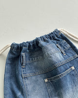 denim rope backpack