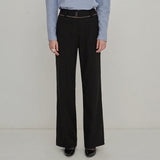 Wool pocket pants - Black (6674904088694)