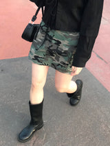ミリタリーカーゴミニスカート