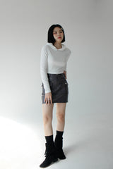 クロップフードTシャツ/BB Crop Hooded T-shirt (4color)