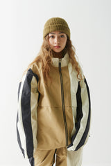 ワイドジャケット/BSR2223FWJK055 MCS WIDE JACKET MULTI BEIGE