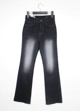 ブーツカットパンツ / no.2320 Black White Bootcut Pants