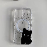 ポイントブラックキャットMagsafeフォーンケース