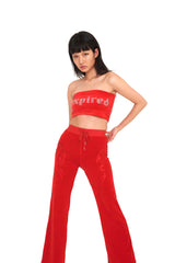 ベルベットフレームフーディージップアップ  / Velvet Flame Trackpants (4168740339830)