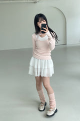 バレリーナリブレッグウォーマー / Ballerina Ribbed Legwarmer (3 colors)