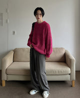 ボーイフレンドオーバーニット (3 color)