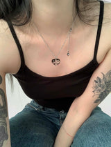dark heart necklace