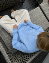 Heart knit /  overfit knit