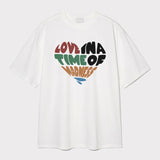 ウノラブハートグラフィック半袖Tシャツ