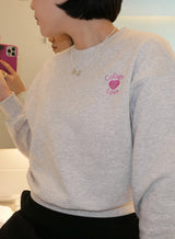 コラージュラブスウェットシャツ/Collage Of Love Sweatshirts (2type)