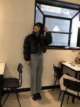 Mute straight denim