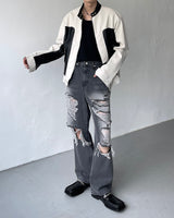 ダークブルービンテージワイドデニム / TR2423 Dark Blue Vintage Wide Denim (XS ~ L)