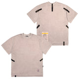 23 フランケンシュタインピグメントオーバーサイズTシャツ / 23 FRANKENSTEIN PIGMENT OVERSIZED T-SHIRTS BEIGE / CHARCOAL