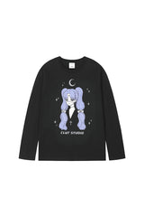 ヘルガール半袖Tシャツ / shining hell girl t-shirt