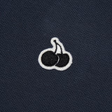 MONO CHERRY CROP PIQUE [DARK NAVY]